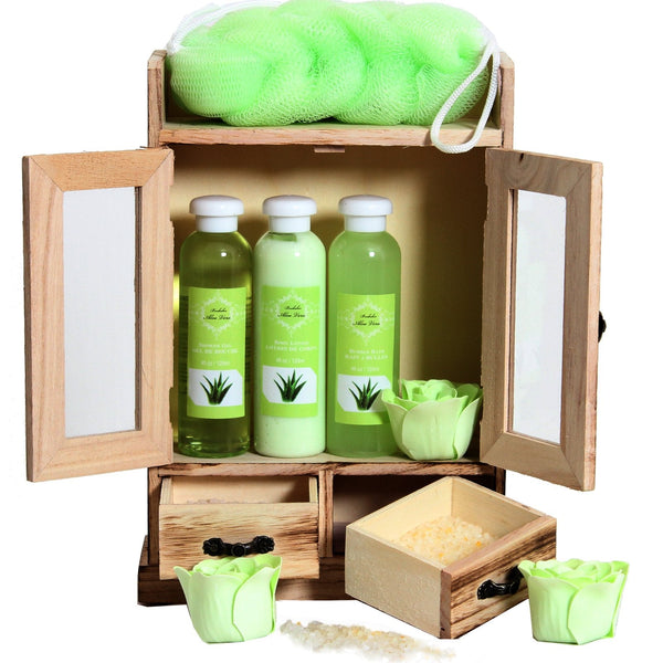 BRUBAKER Cosmetics 'Aloe Vera' Bath and Body Gift Set (10 Pieces)