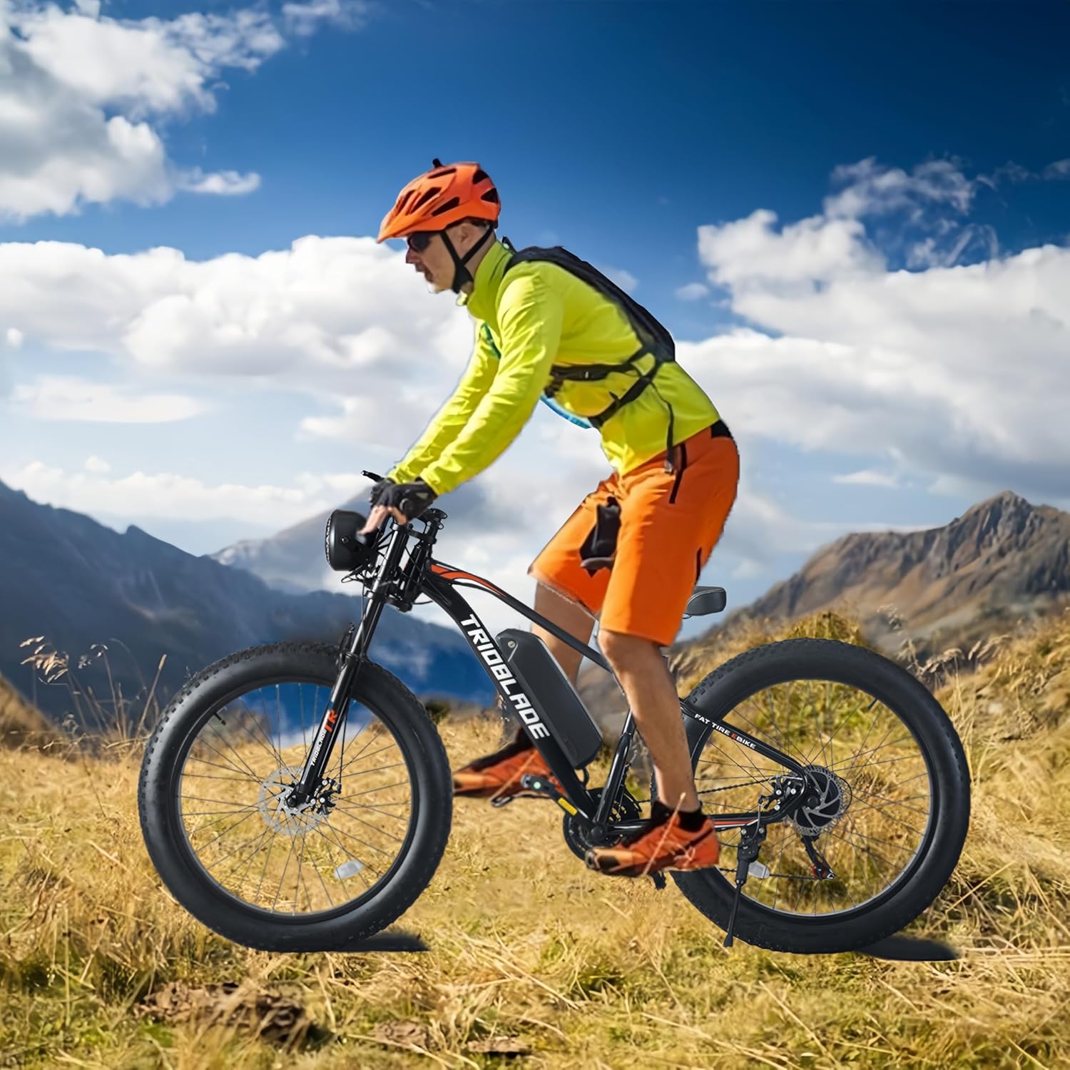BSTSEL 26 inch Wheels Electric Bike Fat Tires for Adults with 36V 10.4Ah Removable Battery 21-Speed All-Terrain eBike, 250W Motor 25KM/H Electric Mountain Bike for Men Women, 4 Riding Modes