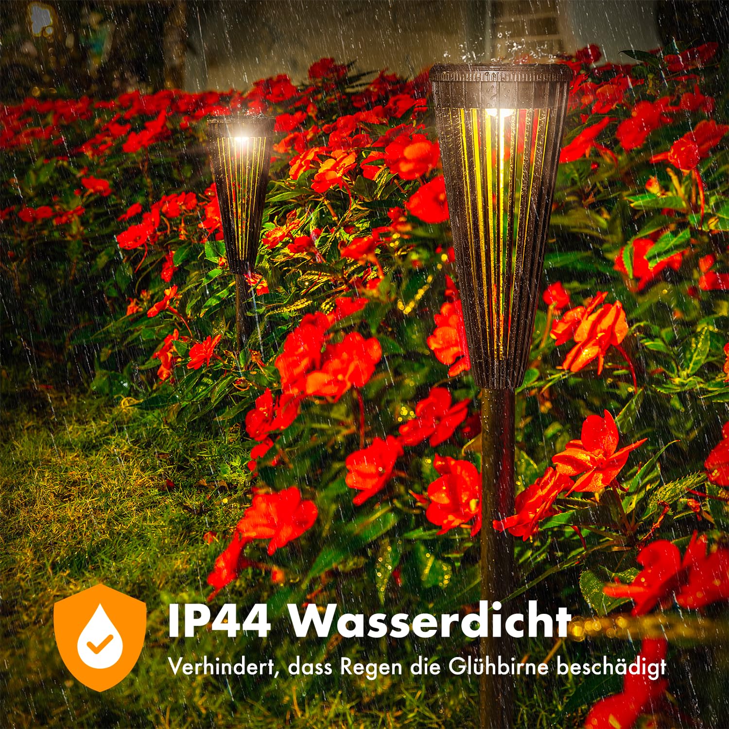 MAGGIFT Solar Pathway Lights for Garden, Set of 6