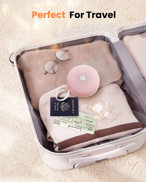 Dreamegg White Noise Machine, Portable Sound Machine Baby Features Powerful Battery, D11Max Sleep Aid Sound Machine for Baby Adults 21 Soothing Sounds for Sleeping Nursery Travel Gift USB Rechargeable