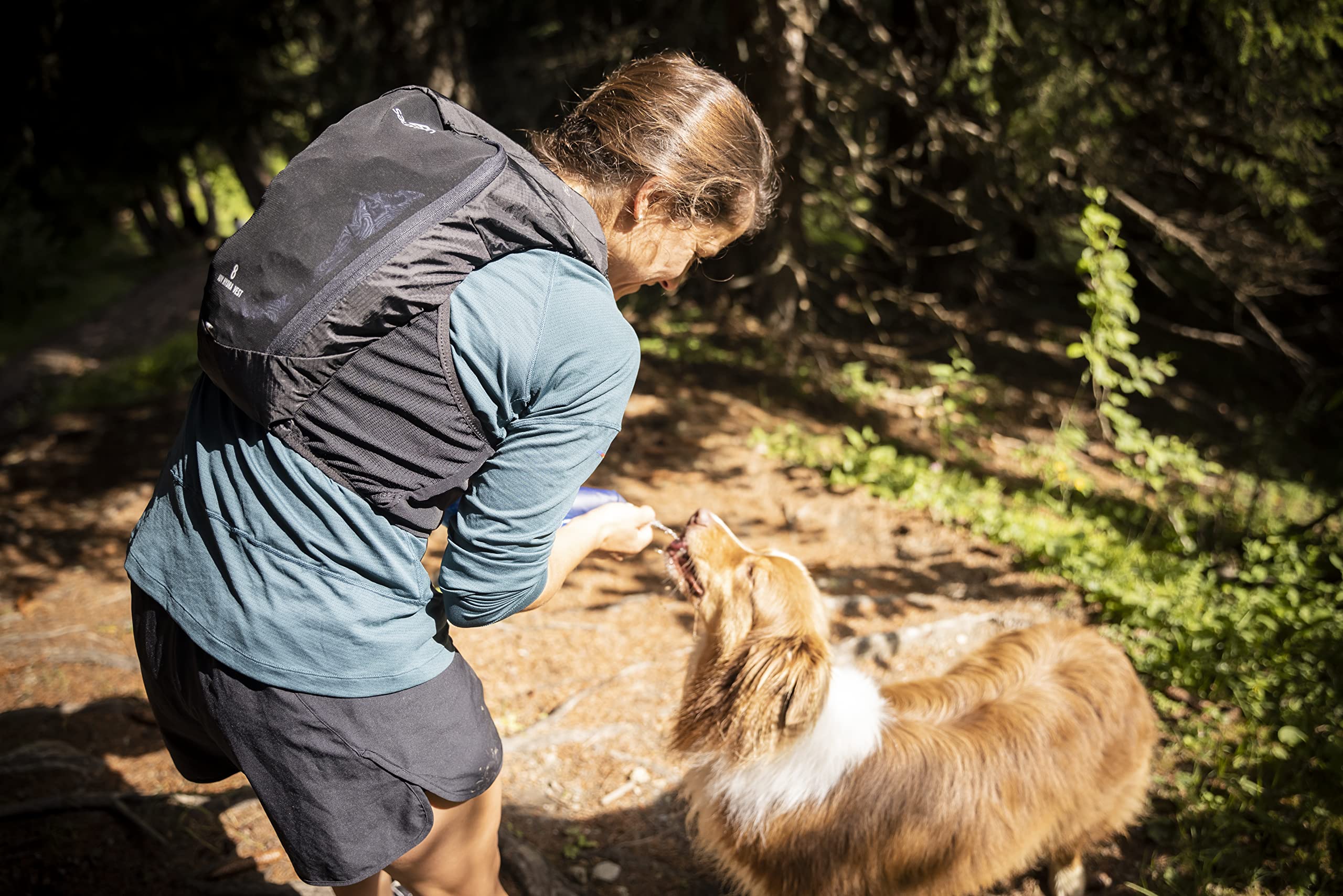 Salomon Adv Hydra Vest 8 Unisex Hydration Vest Trail running Hiking, Comfort and Stability, Quick Access to Hydration, and Simplicity, Black, M