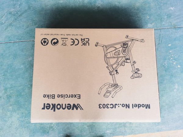 Wenoker Exercise Bike Indoor Cycling, Spin Bike Exercise Equipment for Home Gym Use with LCD Display & Tablet Holder Fitness Workout Cardio Training Machine