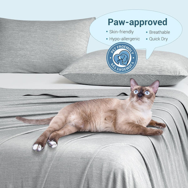 Elegear Cooling Blanket for Night Sweats, Q-Max 0.5 Arc-Chill Summer Cool Fiber Throw for Bed Sofa Chair Travel Adult Kids Hot Sleeper, Comfort, Lightweight, Twin/Double, 150x200cm, Gray