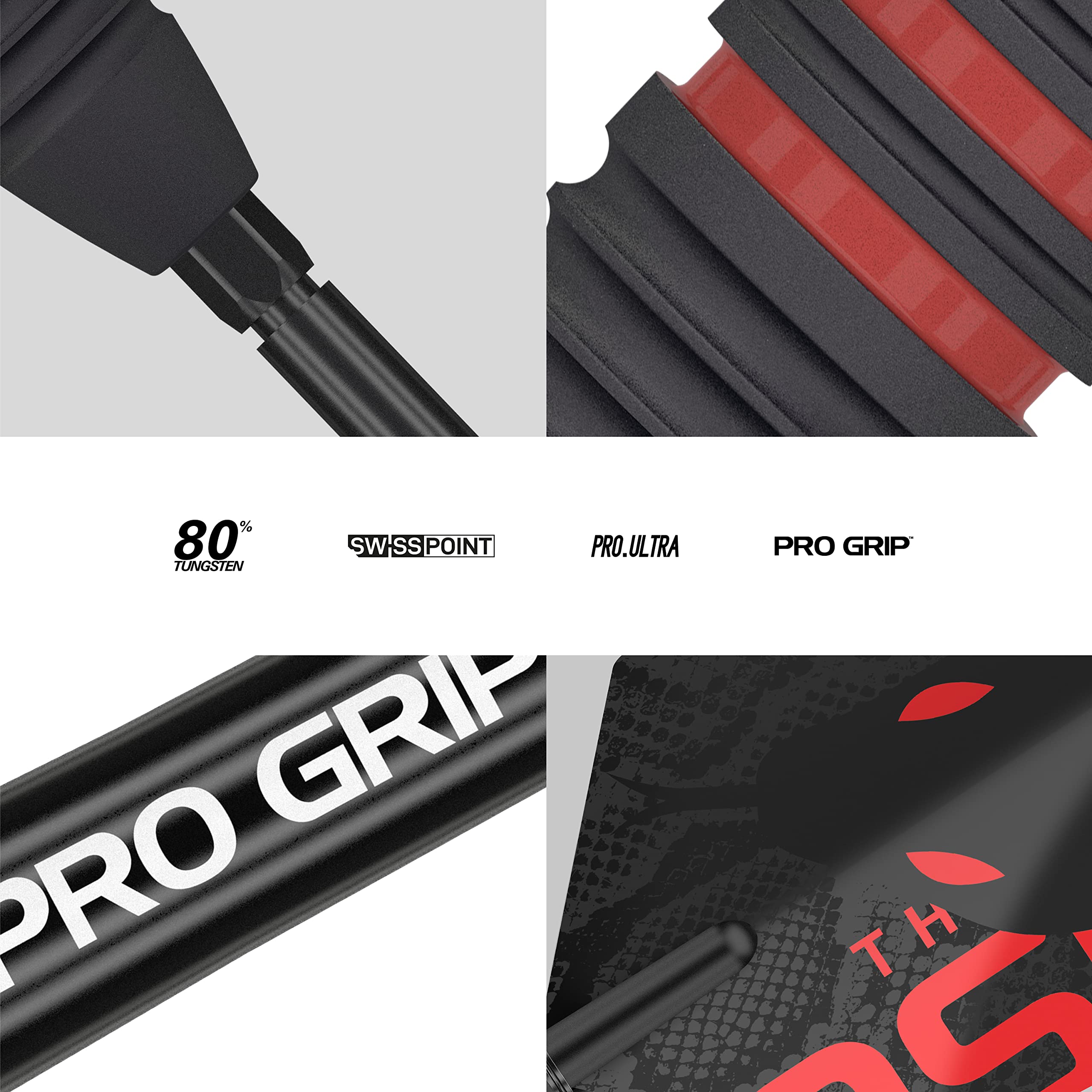 TARGET Darts Nathan Aspinall The Asp Black 22G 80% Tungsten Swiss Point Steel Tip Darts Set