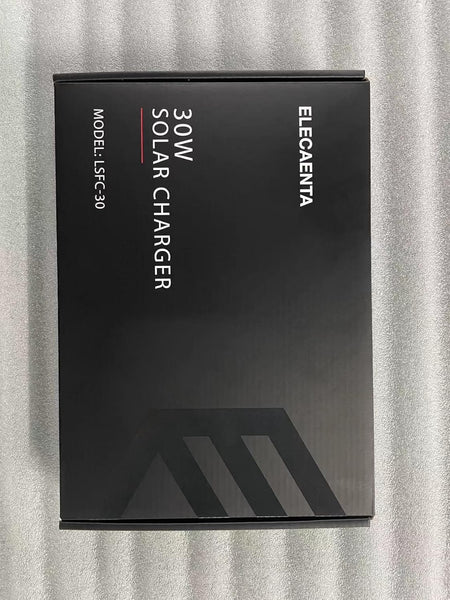 ELECAENTA 60W Foldable Solar Panel ETFE Solar Charger USB-C PD45W QC3.0 DC 18V for Portable Solar Generator Power Station Smartphones Outdoor Power Backup Waterproof Dustproof, 1.6KG