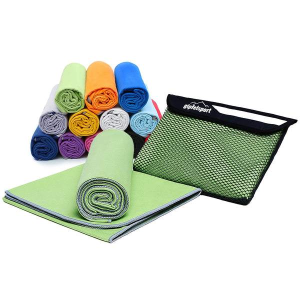gipfelsport Microfibre Towel 1x XL(180x80cm) Green