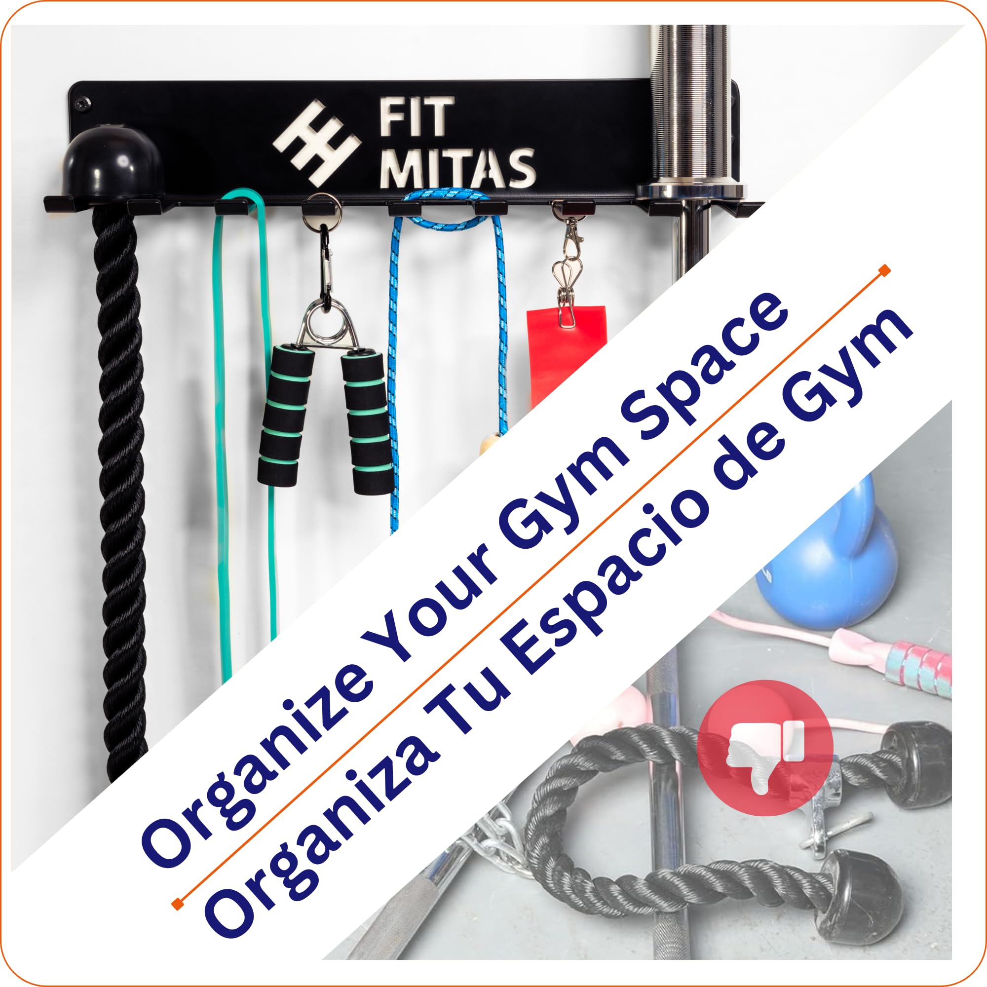 Weight Storage Racks | Gym Organiser | Vertical Wall Mounted Olympic Barbell Holder | Weight Bar Storage | Yoga Mat Holder | Sports Equipment Storage