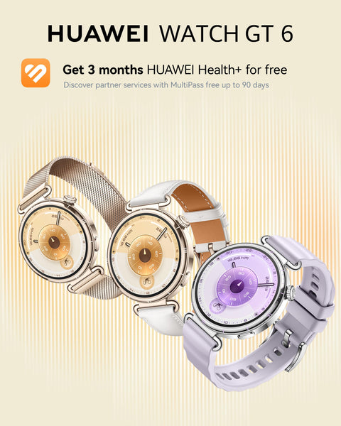 HUAWEI WATCH GT 6 GPS 46mm Smart Watch, 1.47''AMOLED Touchscreen, up to 21 days battery life, Cycling,100+ Sports Mode, iOS & Android, All-day Health Monitoring, Emotional Wellbeing, Black