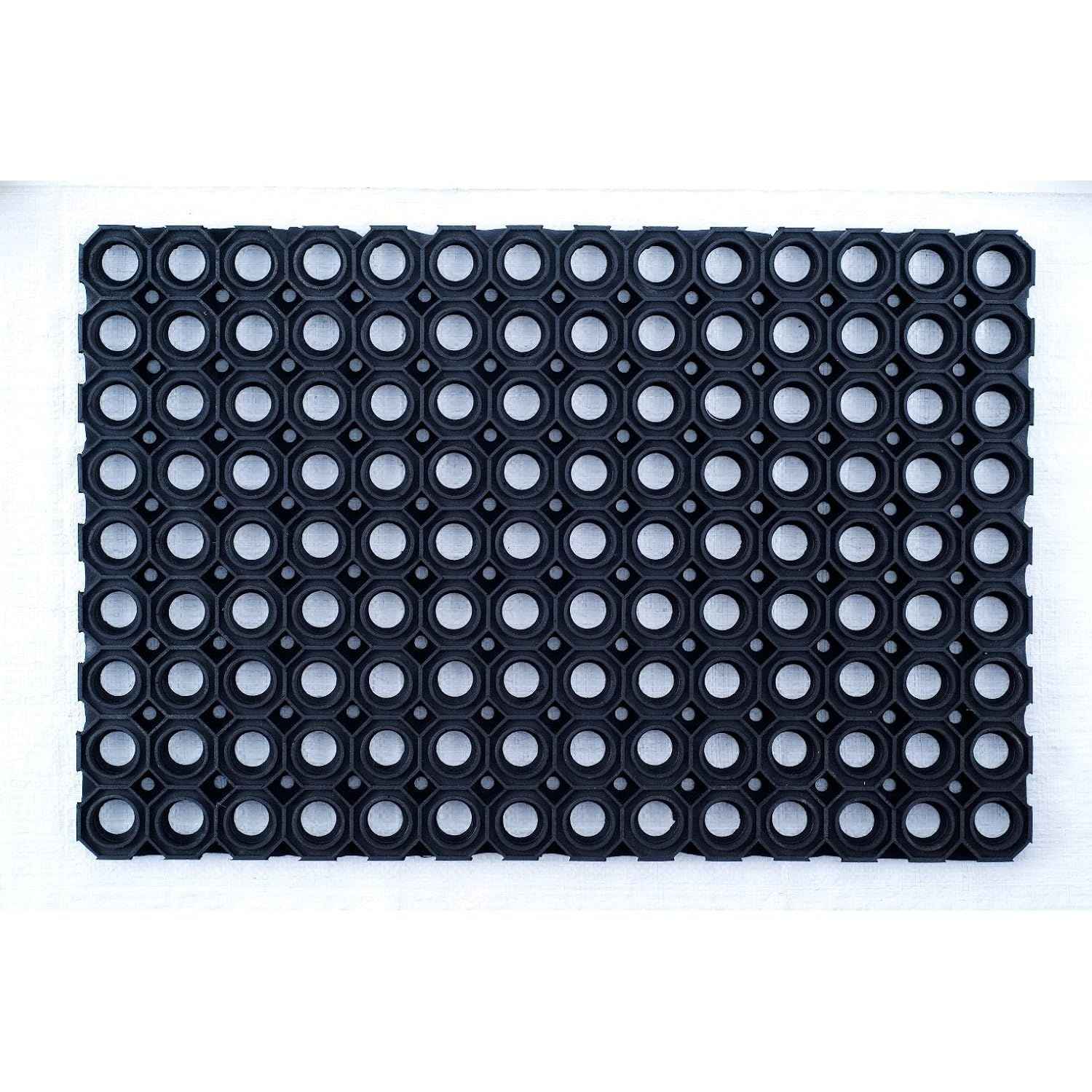 Ultralux Large Heavy Duty Rubber Floor Mat, Anti-Slip, 150x100cm, Drainage