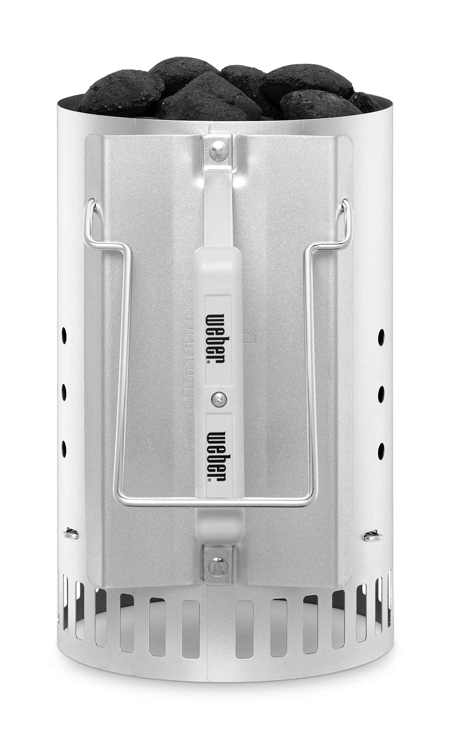 Weber Classic Kettle Charcoal Grill, Ø 57cm Grill Area, BBQ Grill with Porcelain-Enamelled Lid & Bowl, Lid Thermometer, Tripod Stand & Wheels, Chromed Grill Grate - Black (1341504)