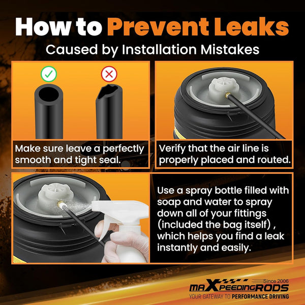 maXpeedingrods 2pcs Air Suspension Springs Bag for BMW X5 E70 2007–2013 X6 E71 2008–2015 E72 2008–2015 37126790078 37126790079