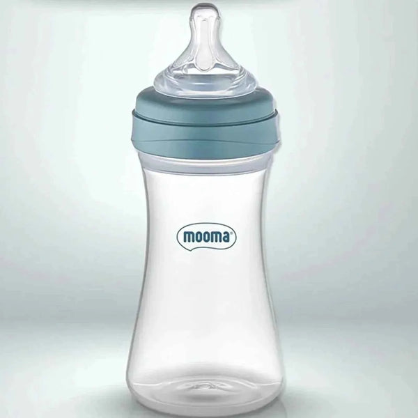 Mooma Kindy Bottle Fast Flow 18+ months 250ml - Ball Blue
