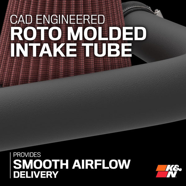 K&N Cold Air Intake Kit: High Performance, Increase Horsepower: Compatible with 2016-2019 CADILLAC (ATS)63-3100