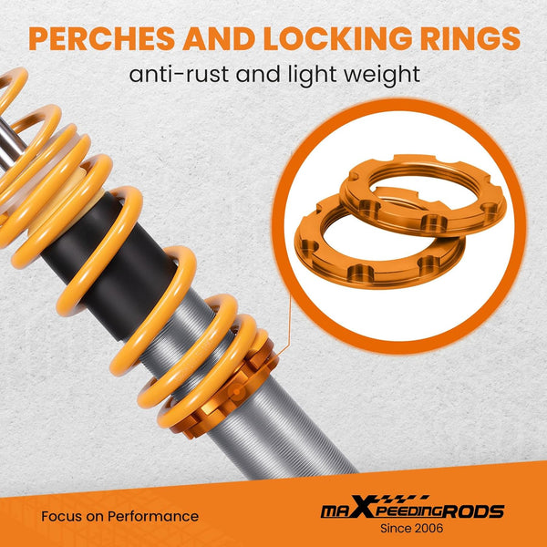 maXpeedingrods Coilovers Suspension Kit for Renault Clio MK2 BB, CB 1998-2005 BB CB SB0 Lowering Kit