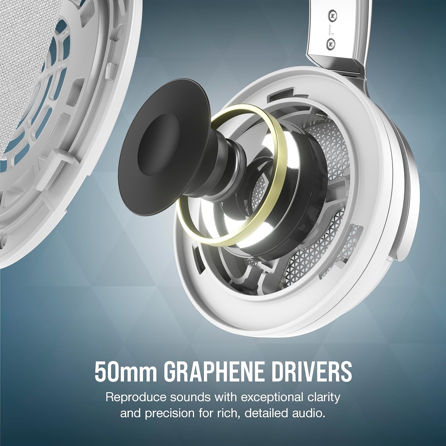 Corsair VIRTUOSO PRO Wired Open Back Gaming Headset - Detachable Uni-Directional Microphone - 50mm Graphene Drivers - 20Hz-40 kHz Frequency Reponse - Carbon