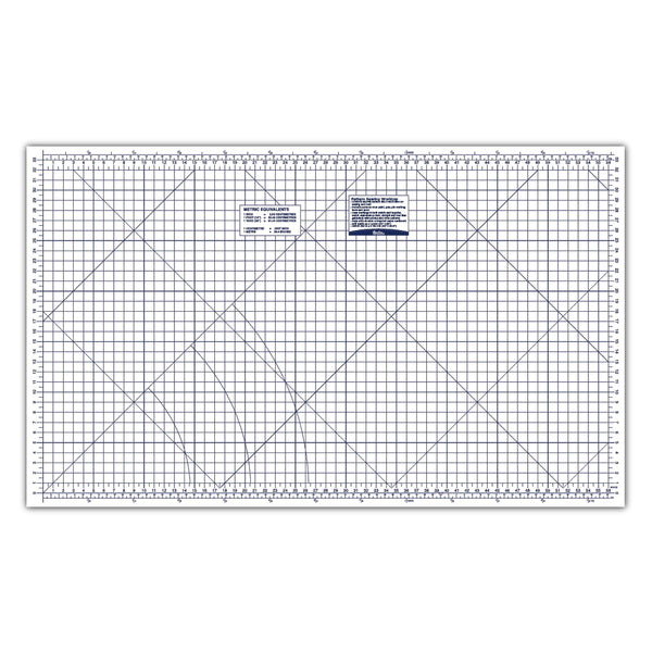 Hemline Foldable Pattern Cutting Sewing Template Temporary Worktop Cutting Board,White,Unfolded: 91.4 x 151.1cm (36 x 59.5in)