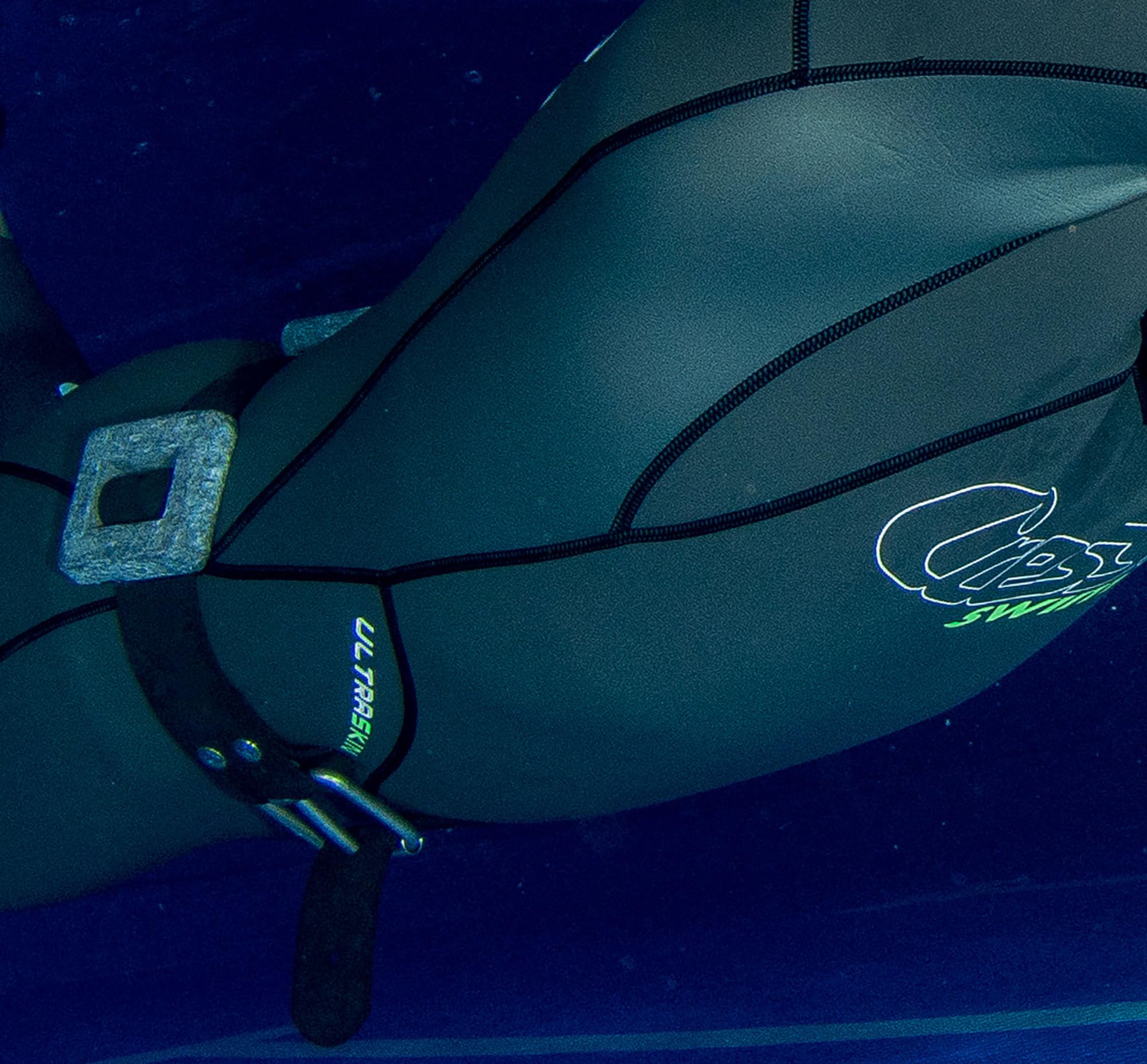 CRESSI Serpent Silicone Marseillaise Belt White - Silicone Marseillaise Weight Belt for Free Diving, Spear Fishing, Quick Realease Buckle, White, One