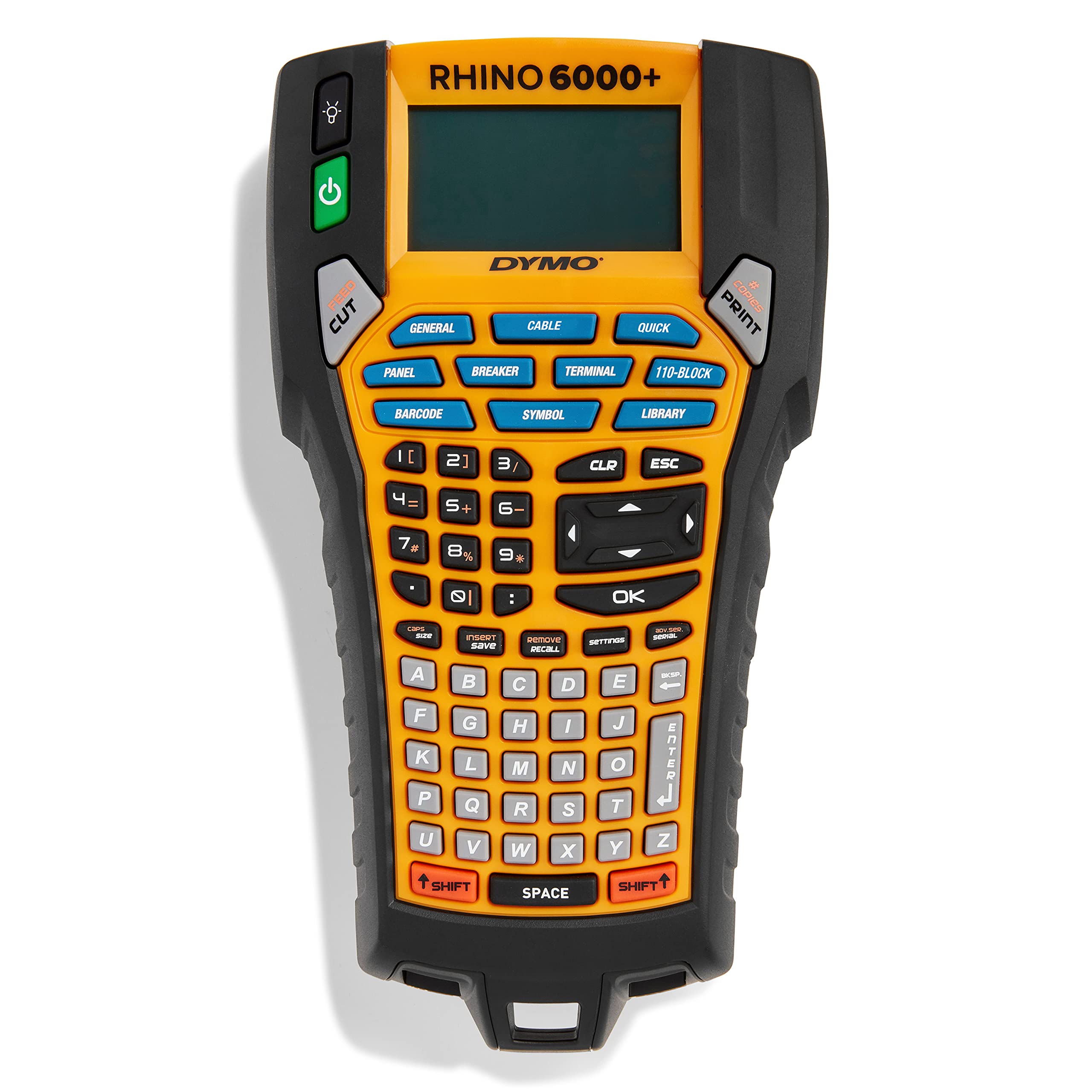 DYMO Rhino 4200 Industrial Label Maker | QWERTY Keyboard & Time-Saving Hot Keys | Durable Label Printer for Job Sites and Heavy-Duty Labelling Jobs