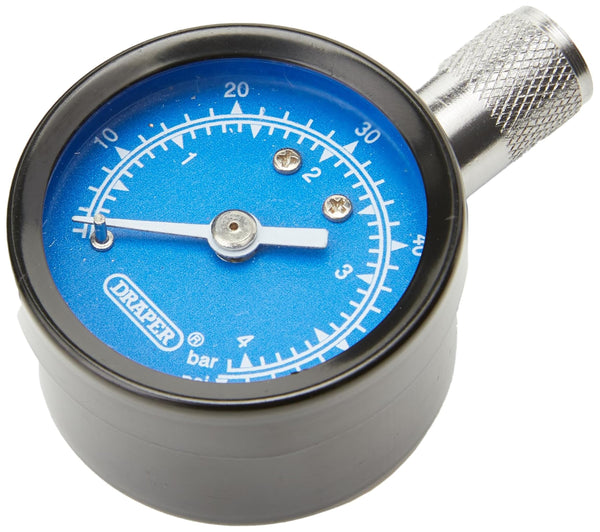 Draper 69923 Tyre Pressure Gauge, Packaging may vary, Blue