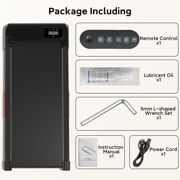 Walking Pad, Under Desk Treadmills For Home, Silent Portable Treadmill, Remote Control and LED Display