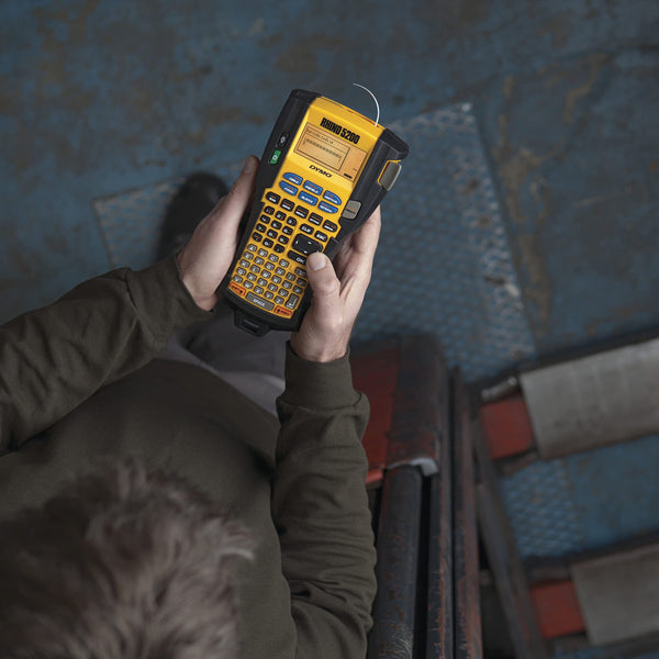 DYMO Rhino 4200 Industrial Label Maker | QWERTY Keyboard & Time-Saving Hot Keys | Durable Label Printer for Job Sites and Heavy-Duty Labelling Jobs