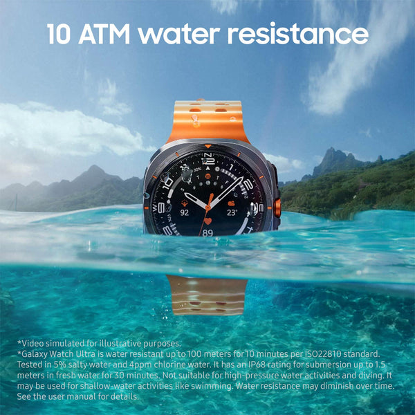 Samsung Galaxy Watch Ultra White with Galaxy AI, Smart Watch, Health Monitoring, Fitness Tracker, 47mm, LTE, 3 Year Manufacturer Extended Warranty (UK Version)