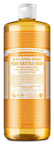 Dr. Bronner's Organic Liquid Soap Citrus 946 ml