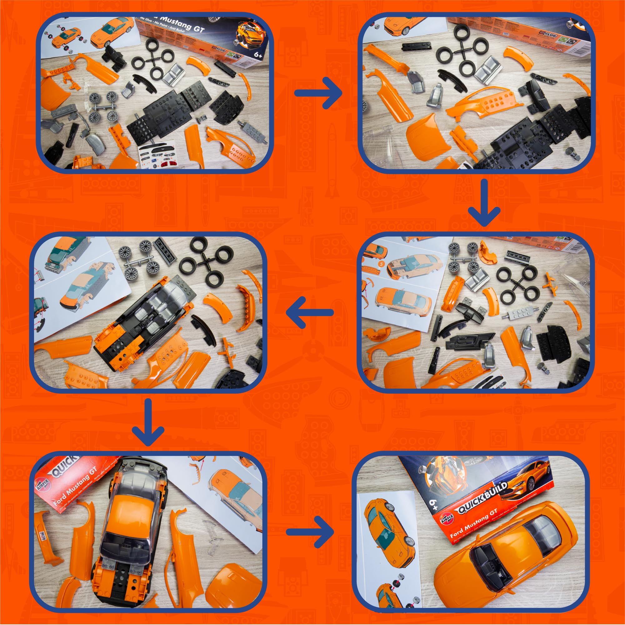 Airfix QUICKBUILD Lamborghini Aventador - Yellow