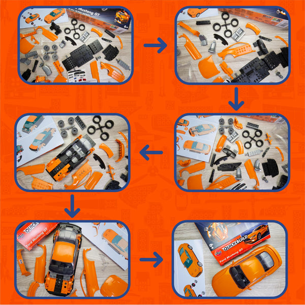 Airfix QUICKBUILD Lamborghini Aventador - Yellow