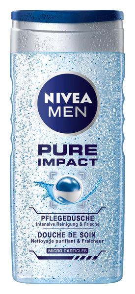 Nivea Men Pure Impact Shower Gel Twin Pack (2 x 250 ml)