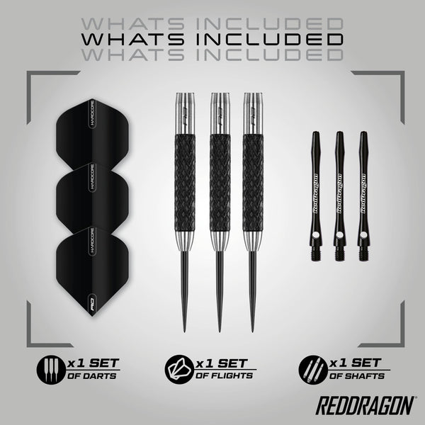 RED DRAGON Rat 1: 32g Tungsten Darts Set with Flights and Stems
