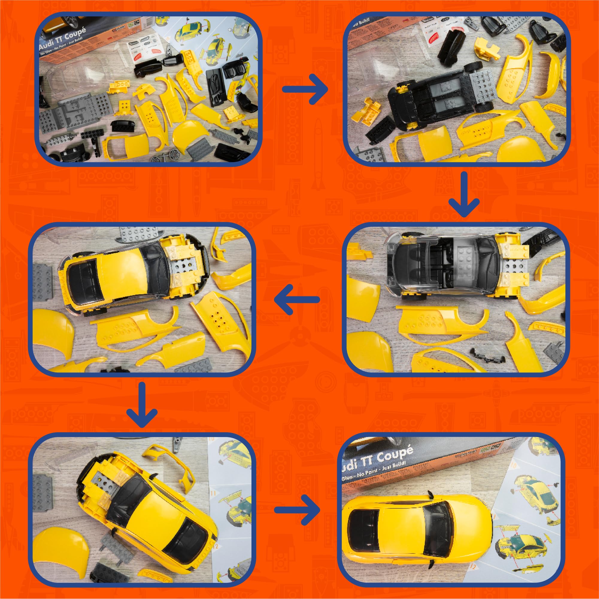 Airfix QUICKBUILD Lamborghini Aventador - Yellow