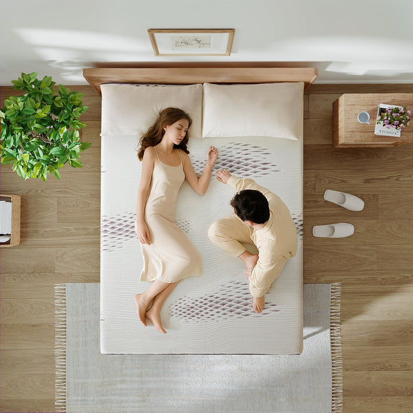 Inofia Sleep Gel Memory Foam Mattress Topper Double, 8CM GELEX Bed Topper with Washable Cover, Pressure Relief | Sleep Cooler, 2 Layer Foam for Rest Easy, 100-Night Home Trail (135x190)