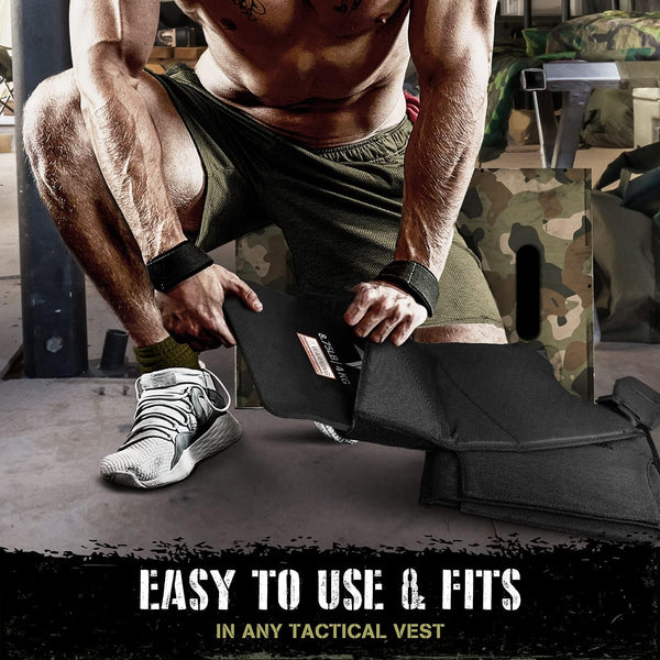 Yes4All S0DZ Ideal Curved Tactical Weight Vest Plates 8.75lb/ Weights Carrier Plate For Body Workout, Intensive Training, Rucking And Cardio, 4 KG -