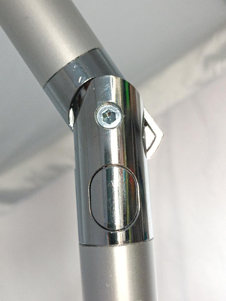 PINCHO Large Beach Umbrella 200 cm Wind-proof up to 35 km/h, Aluminium, 8+8 Fibreglass Ribs, Weight 1.6 kg, Colour 3, Grande, Modern