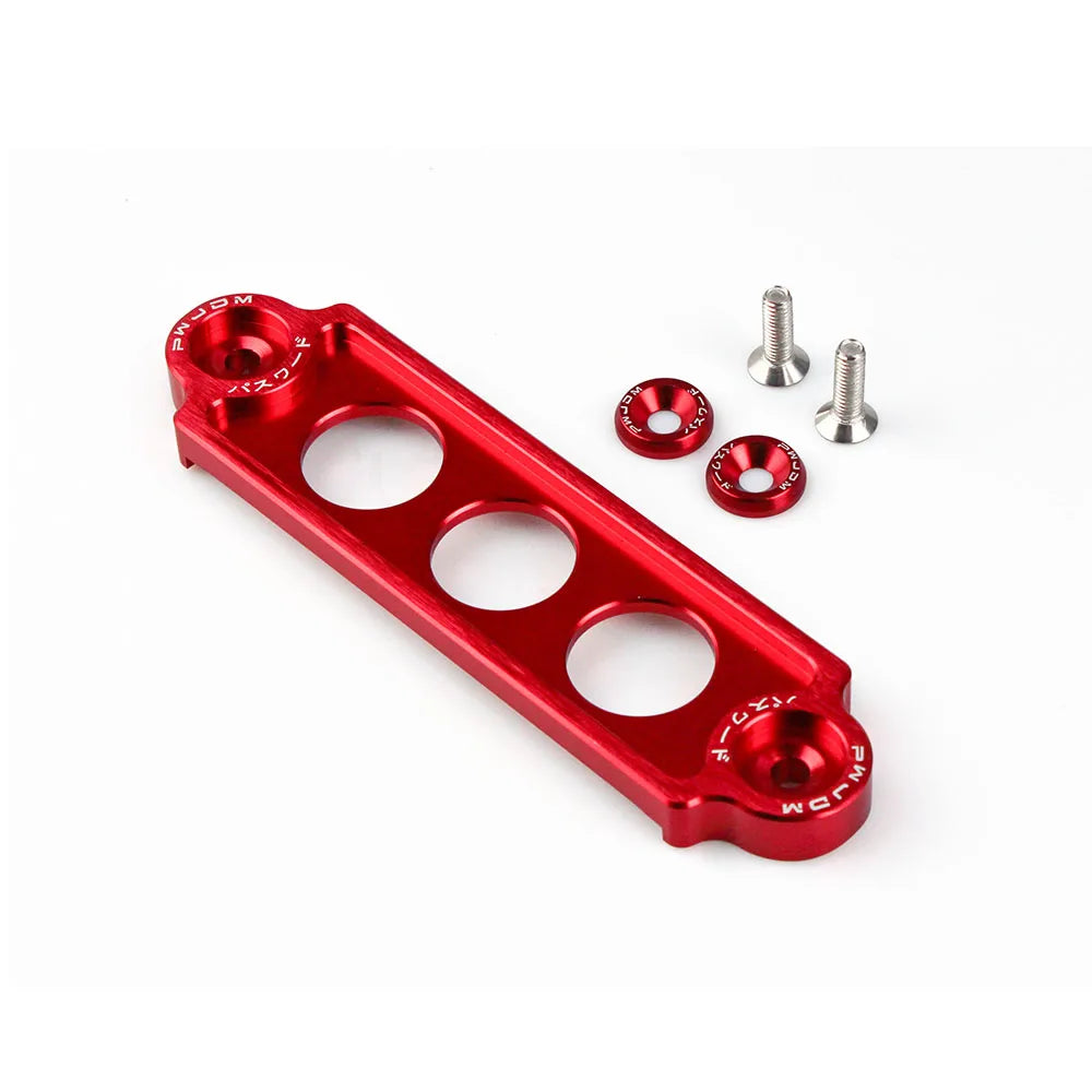 JDM Styling Car Battery Tie Down Mount Hold Bracket Lock Anodized Battery Fasten Brace Lock For Honda Civic/CRX 88-00 BTD001