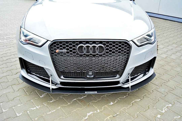 Maxton Design - FRONT RACING SPLITTER AUDI RS3 8VA SPORTBACK PRE-FACELIFT