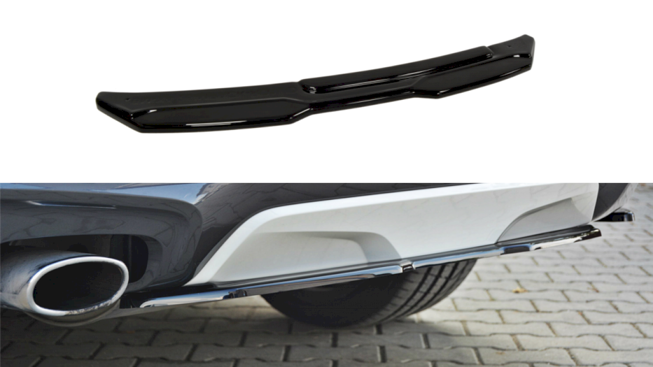 Maxton Design - CENTRAL REAR SPLITTER BMW X4 M-PACK (WITHOUT A VERTICAL BAR)