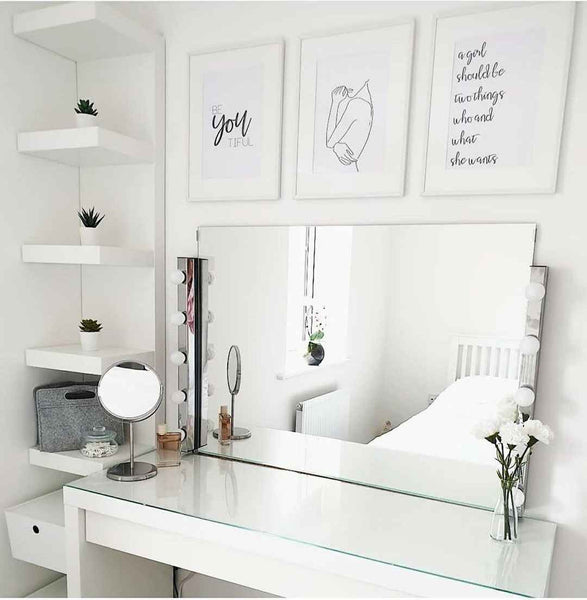 A Girl Should Be Two Things Inspirational Simple Wall Home Decor Print