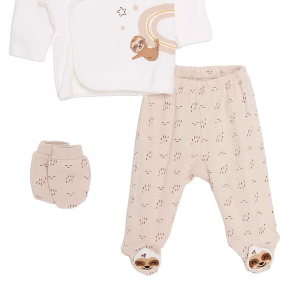 Little Life Baby Boy Newborn 5 Pcs Starter Set - Light Brown