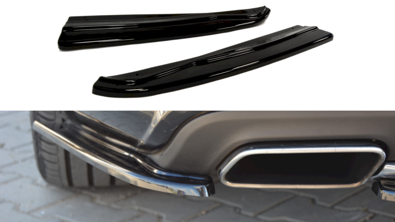 Maxton Design - REAR SIDE SPLITTERS MERCEDES CLS C218 AMG-LINE (2011-2014)