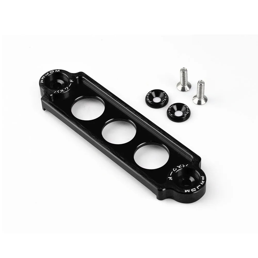 JDM Styling Car Battery Tie Down Mount Hold Bracket Lock Anodized Battery Fasten Brace Lock For Honda Civic/CRX 88-00 BTD001