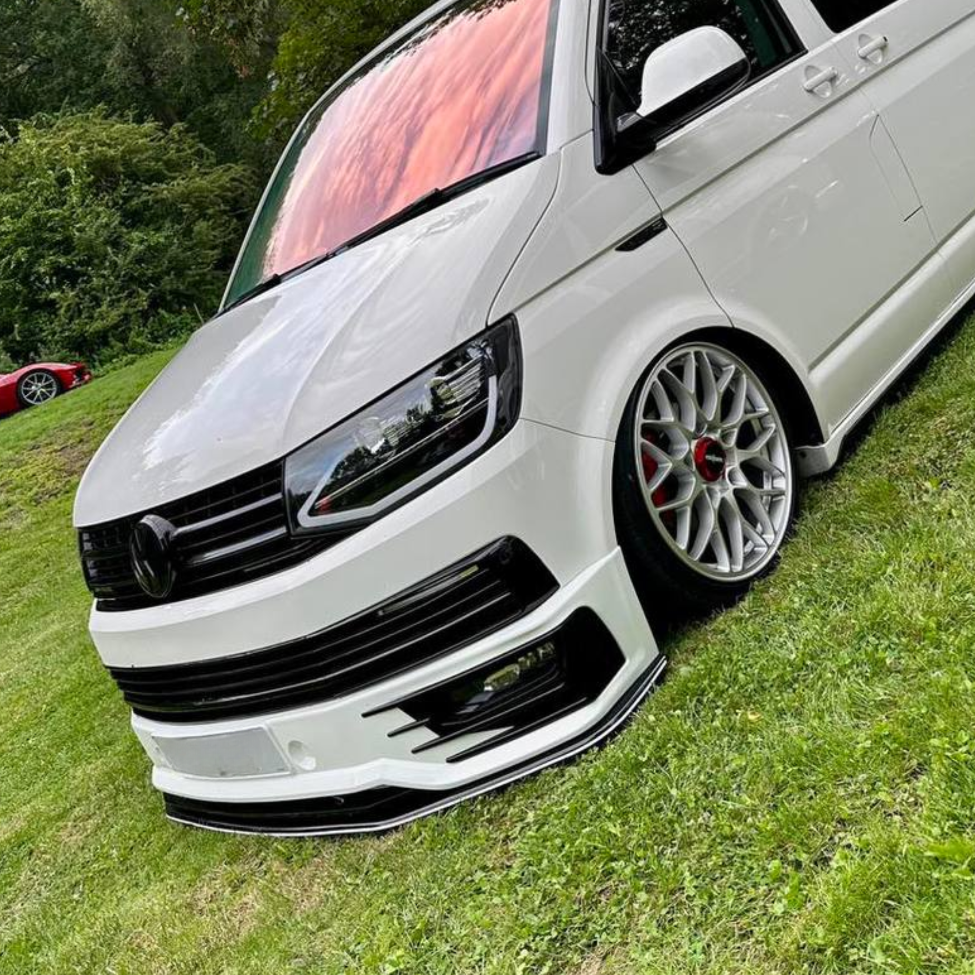 For VW T6 Transporter Front Sportline Spoiler –  Painted & Ready to Fit | Front End Upgrade