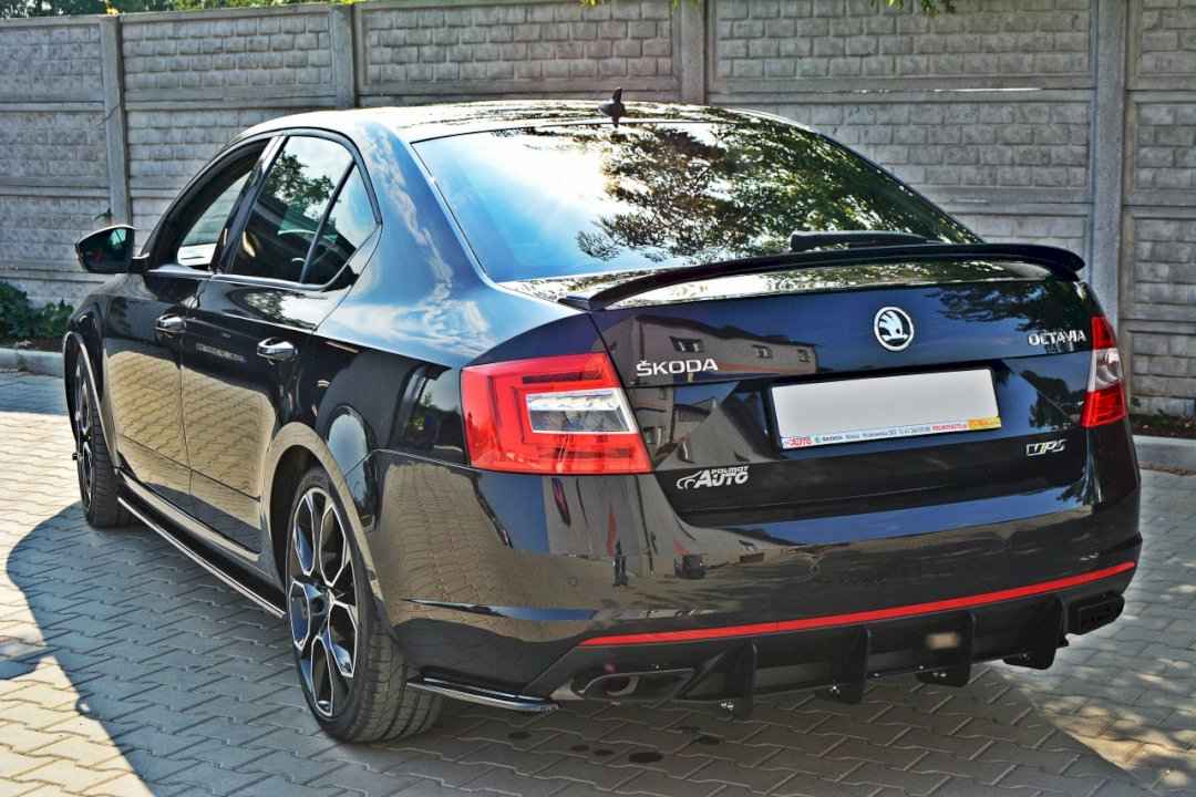 Maxton Design - REAR DIFFUSER SKODA OCTAVIA VRS MK3/ MK3.5 HATCHBACK/ ESTATE