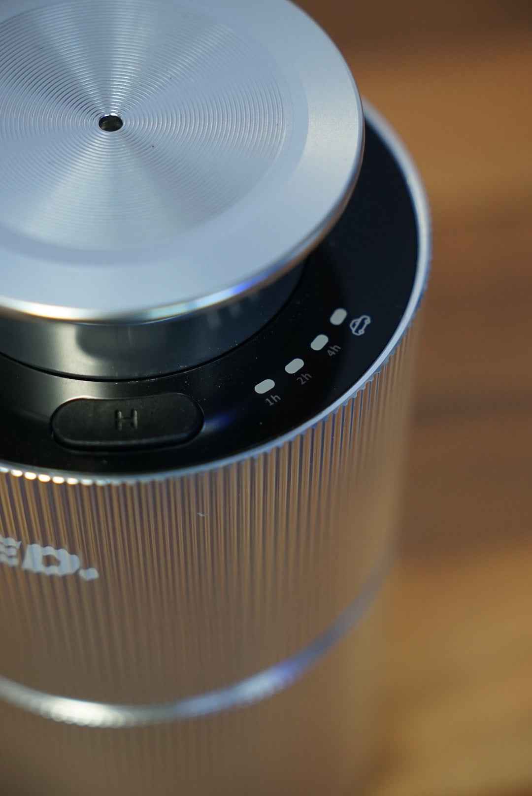 PRO1 In-Car / Home Mini Luxury Electronic Rechargeable Essential Oils Diffuser By AIRED. (SILVER)