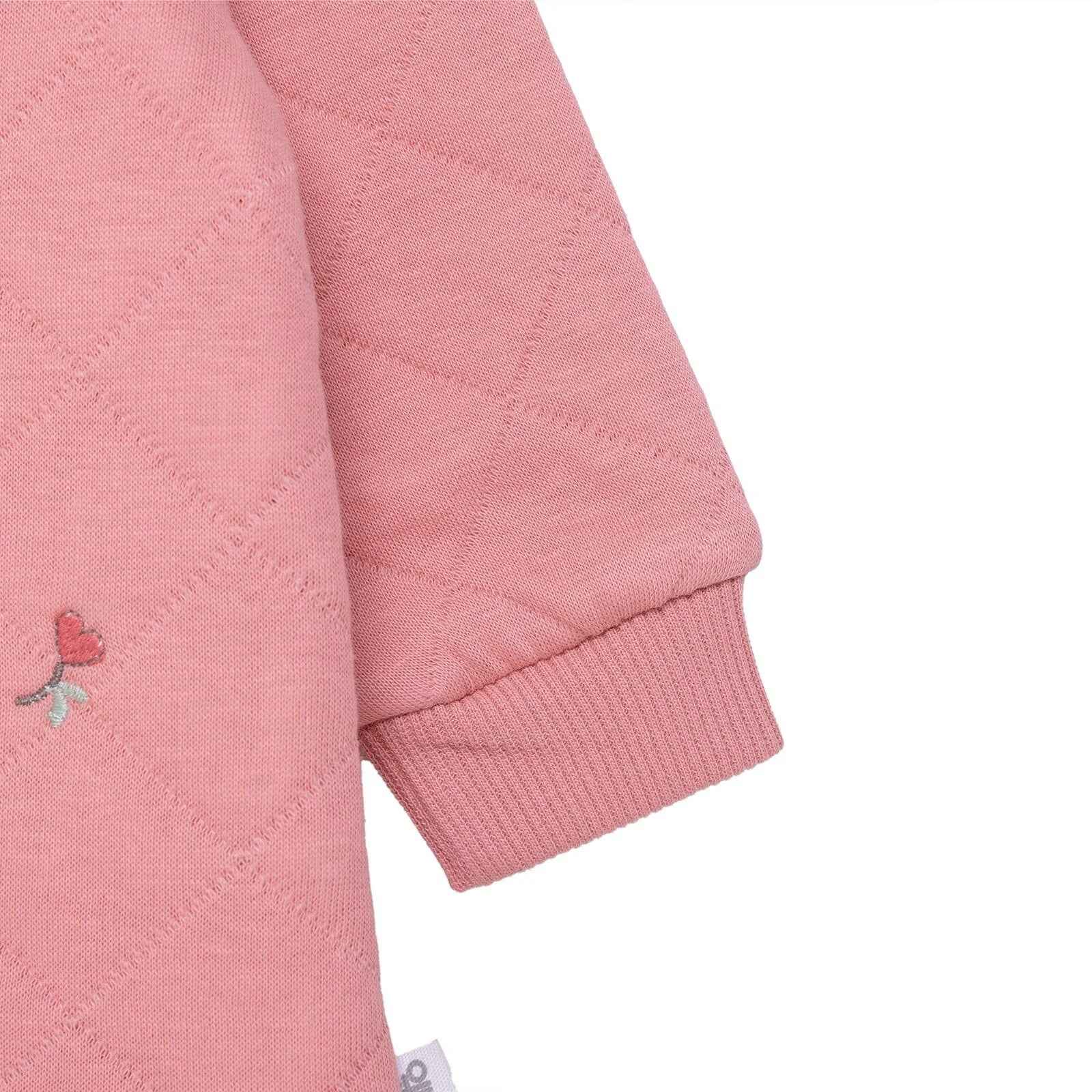 Bebetto Newborn Footless Jumpsuit - Light Rose