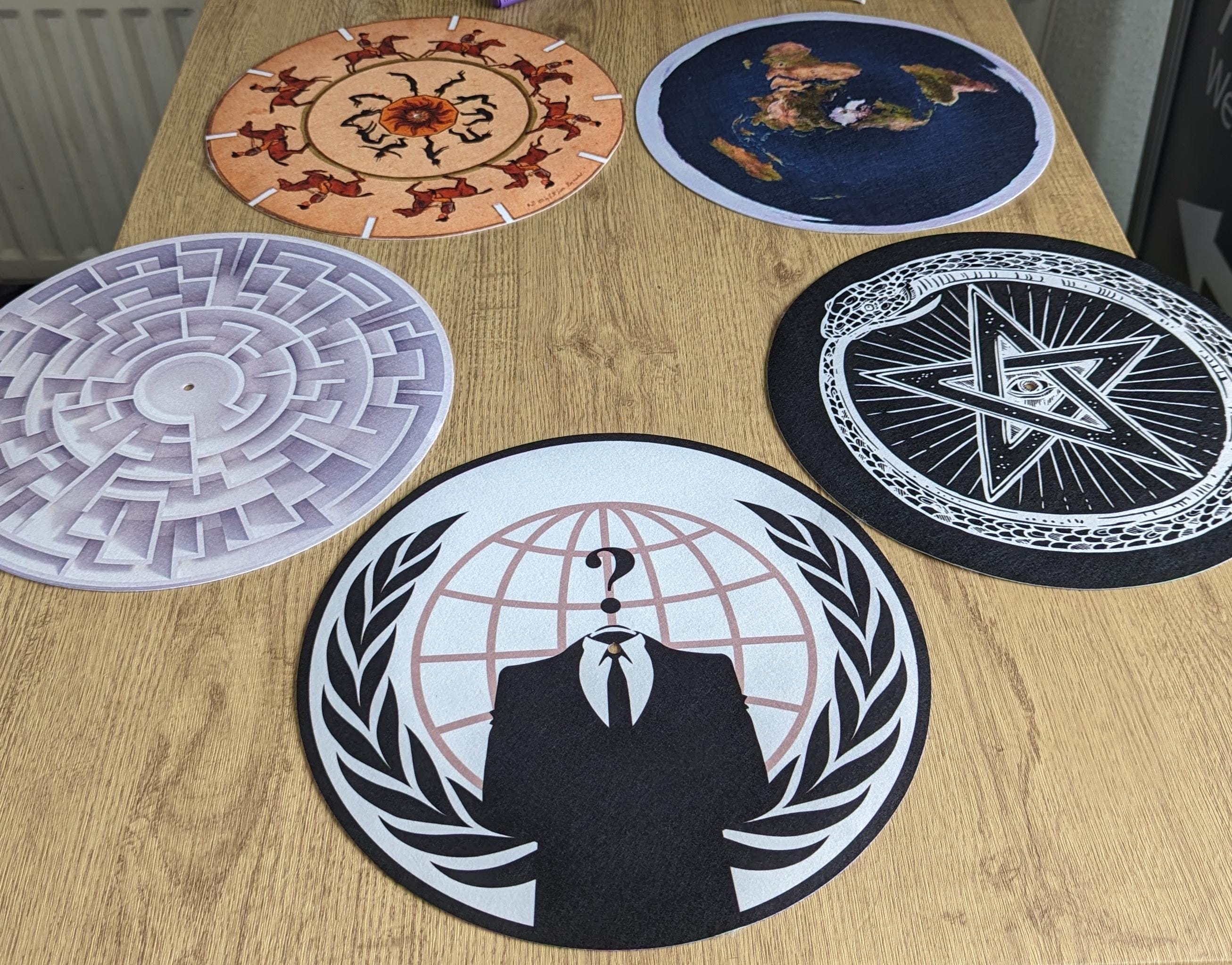 Design your Own Custom Slipmat Scratch Pad Felt - 12" or 7"