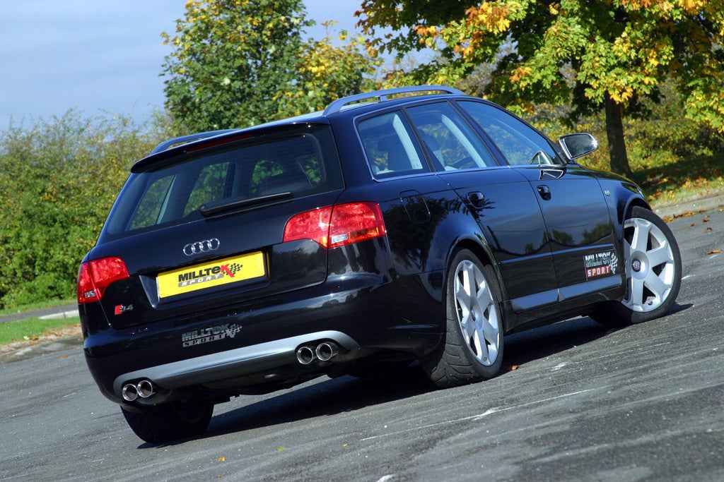 Milltek Sport - Cat Back Exhaust (Resonated or Non resonated) Audi S4 B7 4.2 V8