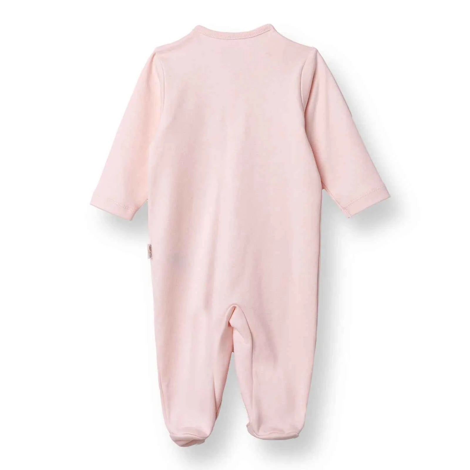 Bebetto Newborn Footed Jumpsuit - Pink