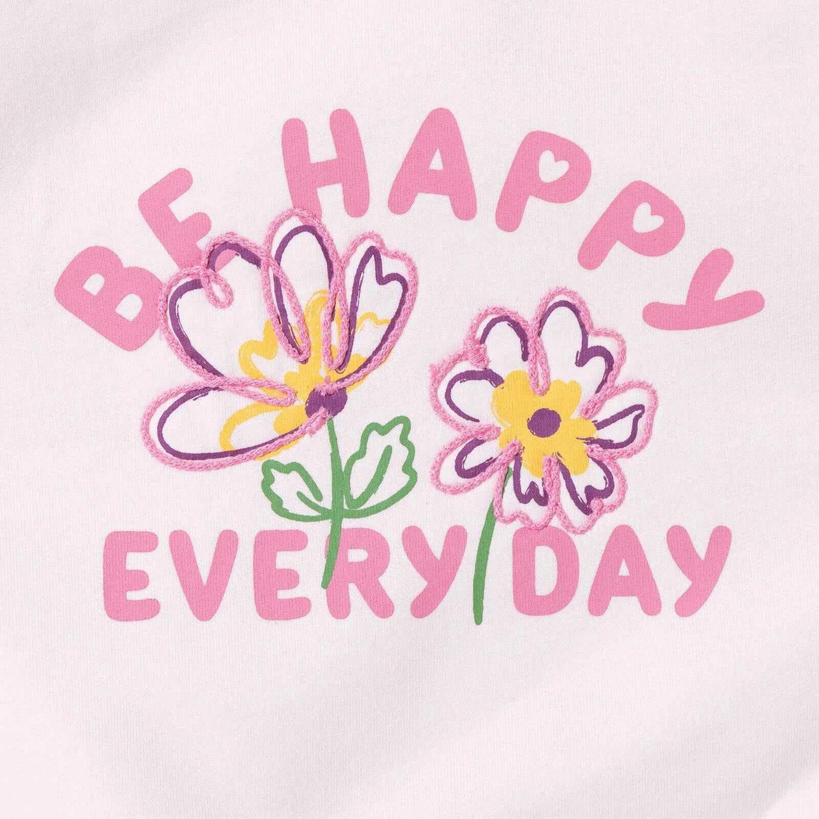 HelloBaby Motto Girl Jogging Set - Light Pink